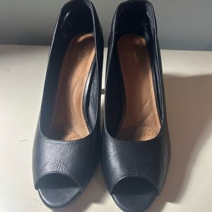 Clark’s open toe heels